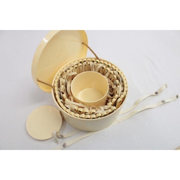 Vintage Collapsible Hoop Skirt Caged Crinoline Frame Belle O' the Ball with Case - Picture 15 of 17